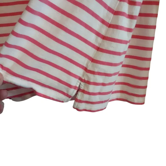 Boden Ella Long Sleeved Breton Top Ivory, Red, and Party Pink - Picture 7 of 13